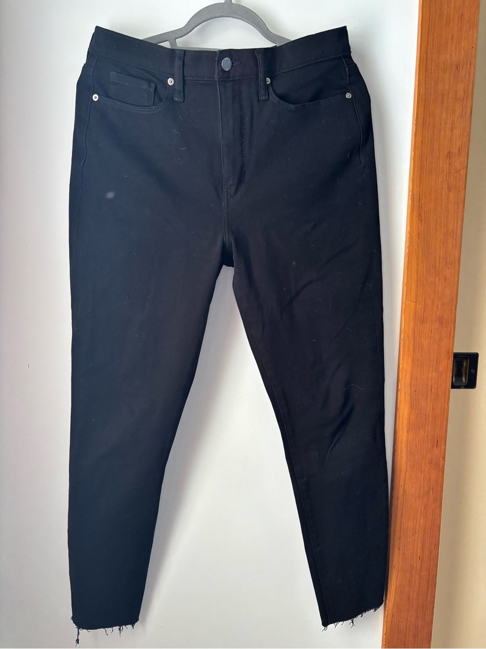 Banana Republic women's High-Rise Skinny Jeans in Black